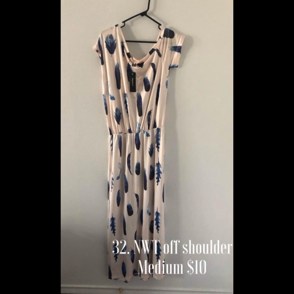 Medium off the shoulder maxi